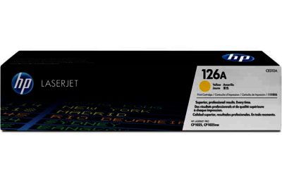 HP 126A Yellow Original LaserJet Toner Cartridge (CE312A) HP 126A Yellow Original LaserJet Toner Cartridge (CE312A)